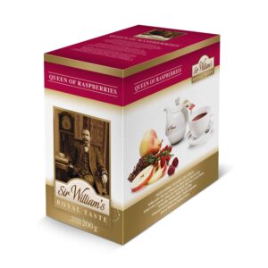Herbata Sir William's ROYAL TASTE - QUEEN OF RASPBERRIES (50 saszetek)
