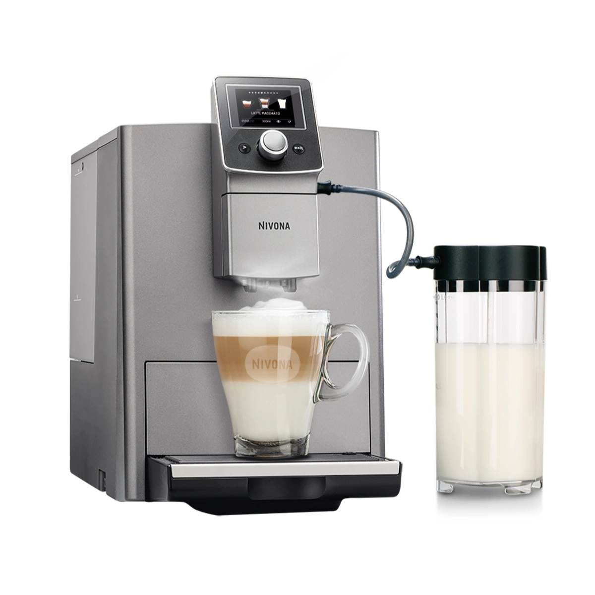 Ekspres do kawy Nivona 821 z pojemnikiem na mleko Ekspres do kawy Nivona 821 - niezawodny ekspres do domu i małej firmy